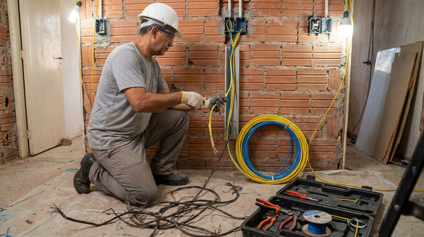 Adequação de Fiação no SIM, Feira de Santana‑BA