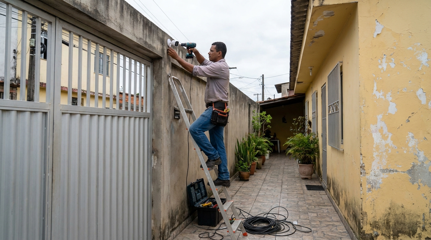 Passagem de Cabeamento no Centro, Feira de Santana‑BA